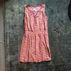 Cotton midi sundress w floral print